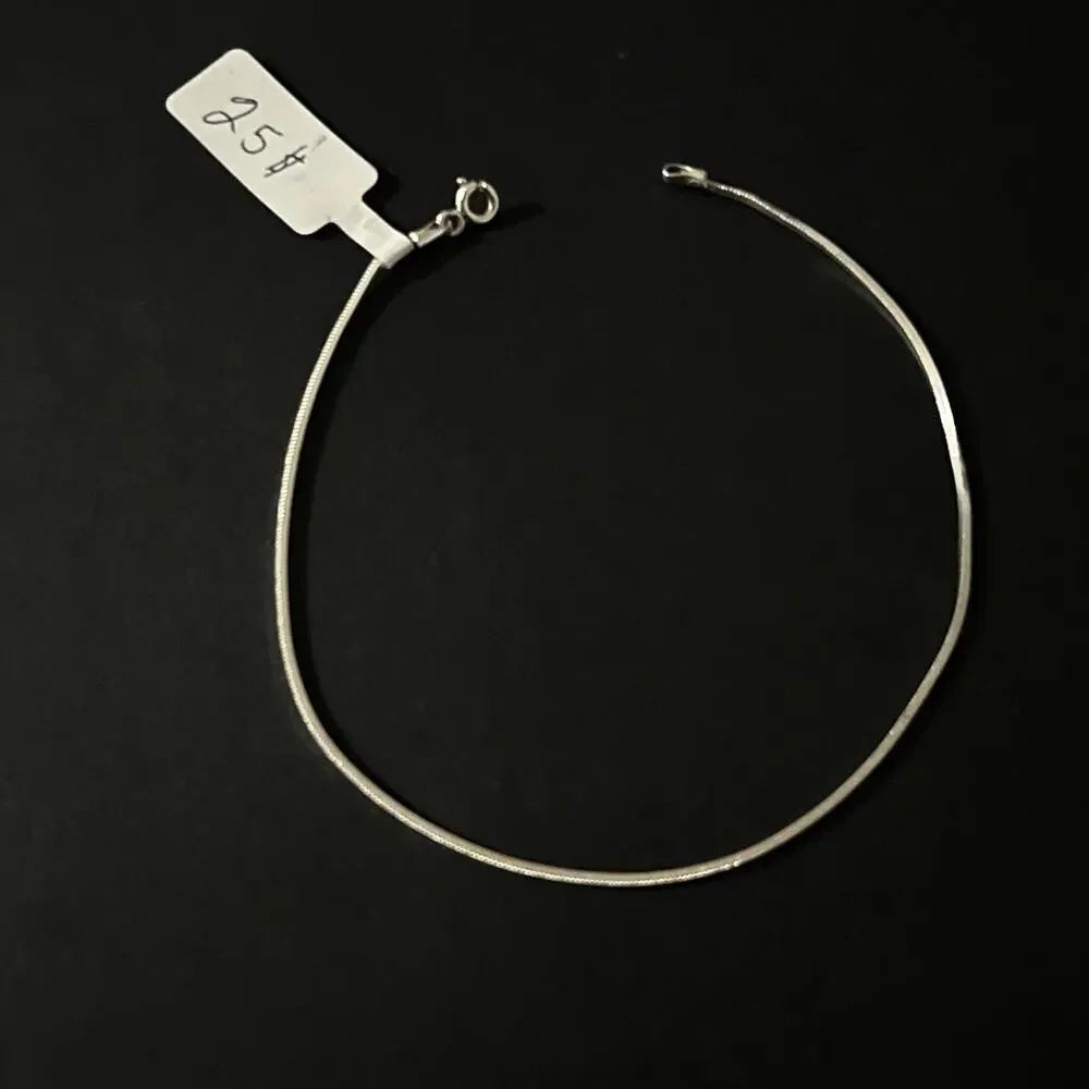 Esclava De Plata 925, 925 Silver Bracelet - 9 Inch